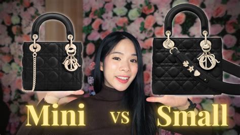 lady dior mini vs micro|lady dior mini vs small.